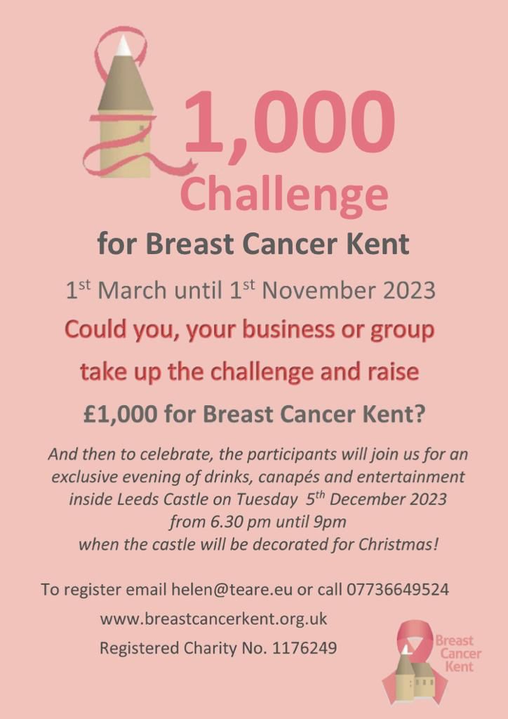 The £1,000 Challenge for Breast Cancer Kent